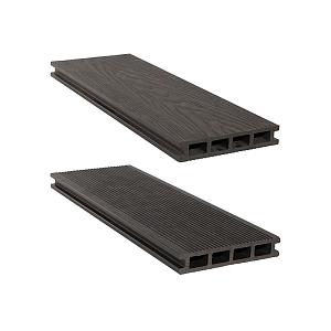 Террасная доска CM Decking VINTAGE пустотелая 4000х140х25мм Blackwood (Черное дерево)