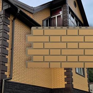 Фасадная панель (кирпич клинкерный) Альта-Профиль 1220х440мм Бежевый