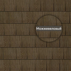 Фасадная панель Ю-Пласт Hokla S-Lock Щепа 2000х206мм 0.41м2 Можжевеловый